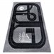 Alfombra FUN Track para niños calle pueblo 140x190 Gris