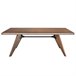 Mesa comedor rectangular nogal y nogal Nogal