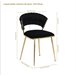 2 piezas, silla de comedor, silla de cocina, silla de salón Negro