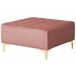 Beliani Sofá modular Terciopelo ABERDEEN Rosa