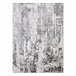 Alfombra LIRA GR579 Abstracta estructural moderna glamour 140x190 Gris