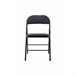 Conjunto 2 sillas plegables Ferrol Negro