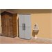 Armario exterior en PVC Gris