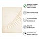 ICEHOME - Sábana bajera ajustable - Microfibra Poliéster 