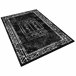 Alfombra De 120 X 180Cm 180x120 Negro