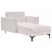 Beliani Chaise longue Poliéster ALNES Beige