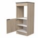 Módulo media columna FUMAY de 60cm para encastar horno Roble