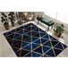 Alfombra EMERALD exclusivo 1020 glamour 120x170 Azul