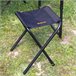Aktive Mesa plegable aluminio bambú con 4 taburetes Negro/ Madera