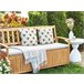 Beliani Cojín de jardín CANNETO 45x45 Beige