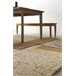 Alfombra de yute/lana 240x180 Natural