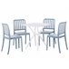 Beliani Conjunto de comedor SERSALE Multicolor