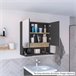 Armario de Pared para Baño Laurent con espejo Multicolor