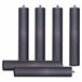 Pack 4 patas cilíndricas para somier o base tapizada 20 Negro