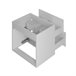 Mueble bajo lavabo 2 compartimientos encimera Aurora 80 Blanco