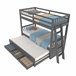 Cama litera 95x244 Cama litera 95x244 Gris
