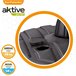 Base para sombrilla cuadrada antracita 33-48 mm Aktive Gris