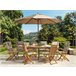 Beliani Conjunto de comedor MAUI Gris Oscuro