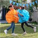 Pelota Burbuja Hinchable Gigante Parachoques Azul
