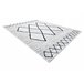 Alfombra de cuerda sisal COLOR 47272/396 Rombos Cuadrados 200x290 Blanco/ Gris