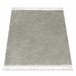 Alfombra BERBER cuadrado 9000 Franjas Bereber Marroquí Shaggy 160x160 Verde