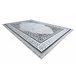 Alfombra GLOSS moderno 8490 52 Ornamento elegante marco 80x150 Gris