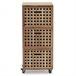 Mueble de baño Bukit 3 cajones con ruedas Madera