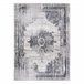 Alfombra lavable ANDRE 1187 Ornamento vintage 120x170 Gris