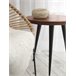 Beliani Conjunto de mesas DENNY 45x45 Marron