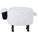 Beliani Puf animal SHEEP Blanco