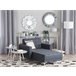 Beliani Chaise longue Poliéster ABERDEEN Grafito