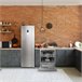 Congelador vertical Universal Blue Viedma No Frost F L Inox