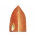 Beliani Cojín decorativo TULIP Naranja