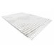 Alfombra SEVILLA Z788 laberinto griego Franjas Bereber 80x150 Blanco/ Gris
