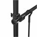 Perchero burro ropa telescópico Kemi Ajustable  3 x ganchos Negro