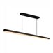 Lámpara colgante LED Skylar (25W) Aluminio Nórdico Negro