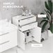 Mueble Auxiliar Baño Melamina de Madera kleankin Blanco