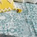 Alfombra estampada de algodón M/Bribri 60x180 Azul
