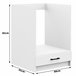 Armario de cocina para horno AKORD S60 OLIWIA 1 estante 60 Blanco