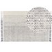 Beliani Alfombra de pelo corto OMERLI 160x230 Blanco
