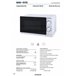 Microondas Infiniton MW-0115 20 L 700 W Blanco