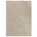 Alfombra geométrica con relieve NUMA - ATTICGO 200x290 Beige