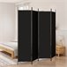 Biombo - Separador Divisor de 4 paneles Negro