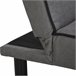 Sofá Cama esponja, eucalipto, MDF de grado E1 HOMCOM Gris