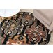 Alfombra de lana SUPERIOR circulo DIAS Étnico 135x135 Multicolor