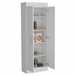 Alacena Nepal en melamina con 2 puertas y 5 estantes Blanco