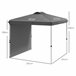 Carpa Plegable Acero, Tela Oxford Gris
