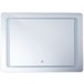 Beliani Espejo de baño WASSY Gris