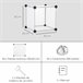 Armario Modular PP, Acero HOMCOM Transparente