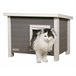 Casa Para Gatos Gris